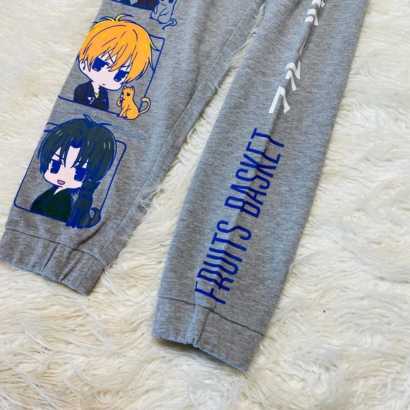 FRUITS BASKET CHARACTER SWEATPANTS SIZE MEDIUM JOGGERS - Picture 3 of 5
